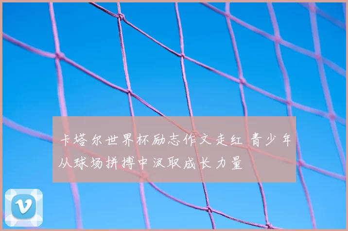 卡塔尔世界杯励志作文走红 青少年从球场拼搏中汲取成长力量